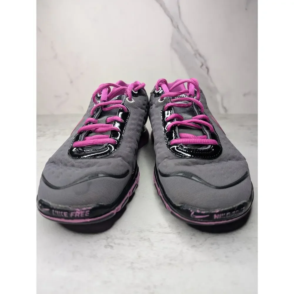 Nike Free TR Luxe 2 Womens Running Shoes Gray Purple Size‎ 8.5 526135-060
